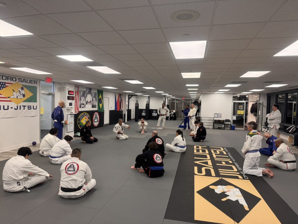 Professor Pedro Sauer Teaching Adult Gi BJJ Class in Herndon, VA - Pedro Sauer Academy - Pedro Sauer Academy Professor Pedro Sauer teaching an adult gi Brazilian Jiu-Jitsu (BJJ) class at Pedro Sauer Academy in Herndon, VA.