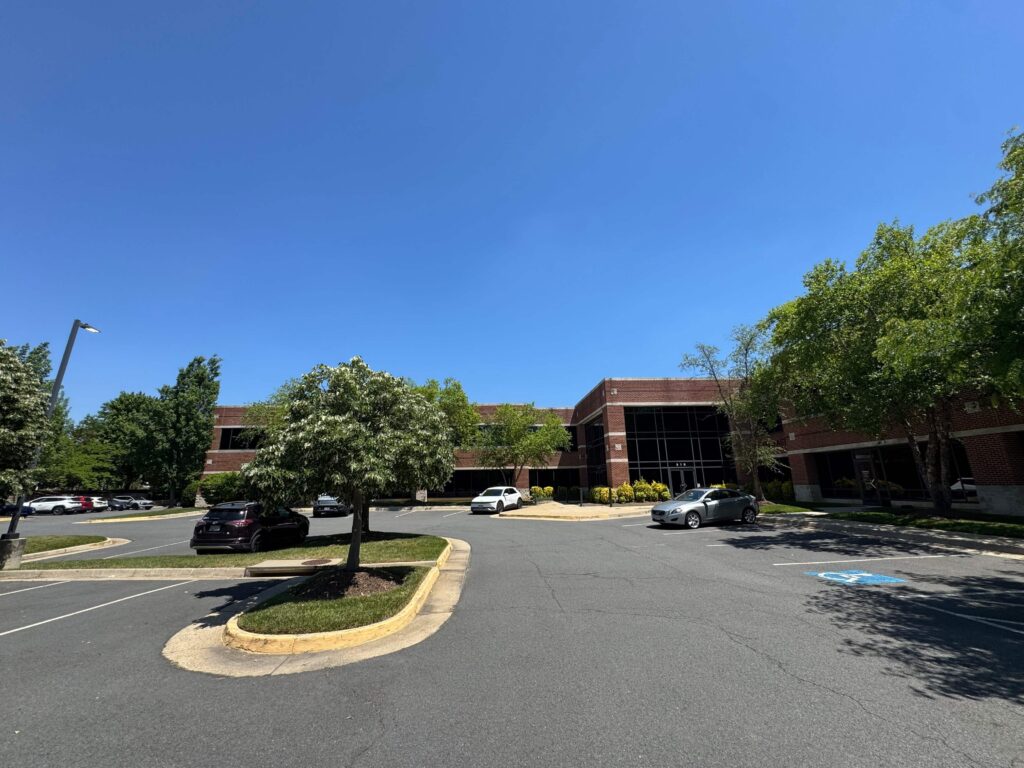 Pedro Sauer Academy: Herndon VA Martial Arts Gym Parking and Building Exterior - Pedro Sauer Academy - Pedro Sauer Academy Parking lot outside Pedro Sauer Academy of Self-Defense at 510 Spring Street, Herndon VA 20170.